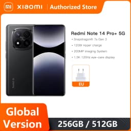 Xiaomi Redmi Note 14 Pro+ Plus 5G Global Version Cell Phone 200MP AI Camera Snapdragon 7s Gen 3 120W HyperCharge 1.5K 120Hz IP68