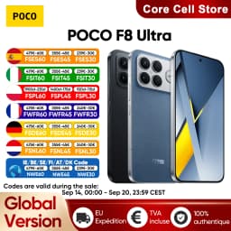 Global Version POCO F8 Ultra 5G Smartphone Snapdragon® 8 Elite Gen 5 6.9' Eye-care AMOLED Display 6500mAh 100W HyperCharge NFC