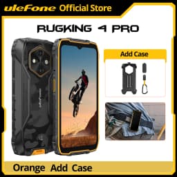 Ulefone RugKing 4 Pro Rugged Phone Android 15 Up to 16GB+256GB Waterproof Smartphone 10200mAh 48MP Camera NFC Global 6.56" 120Hz