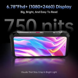 Unihertz 8849 TANK X 5G Smartphone 32+512GB Built-in 1080P 220 Lumen Projector 50MP+64MP Camera Android 15 17600mAh Battery NFC