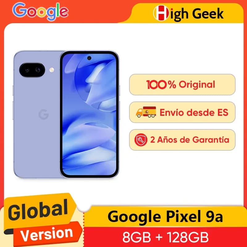 Global Version Google Pixel 9a 5G Smartphone Google Tensor G4 6.3inches 120Hz Actua display 5100mAh Battery 48MP Rear Camera NFC