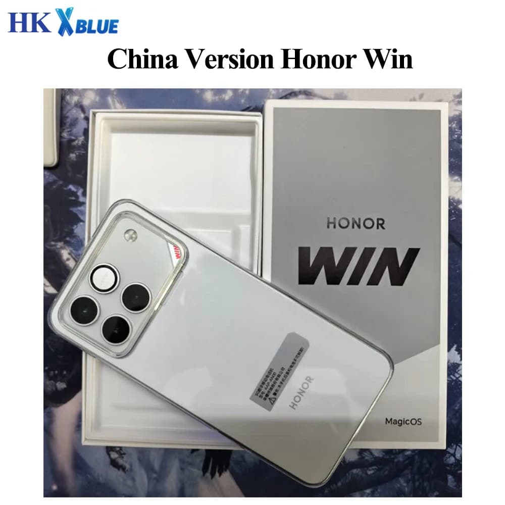 New Honor Win China Version 10000mAh 100W Supercharge 80W Wireless Snapdragon 8 Elite Gen5 50MP OIS Rear Camera 6.83"OLED Screen