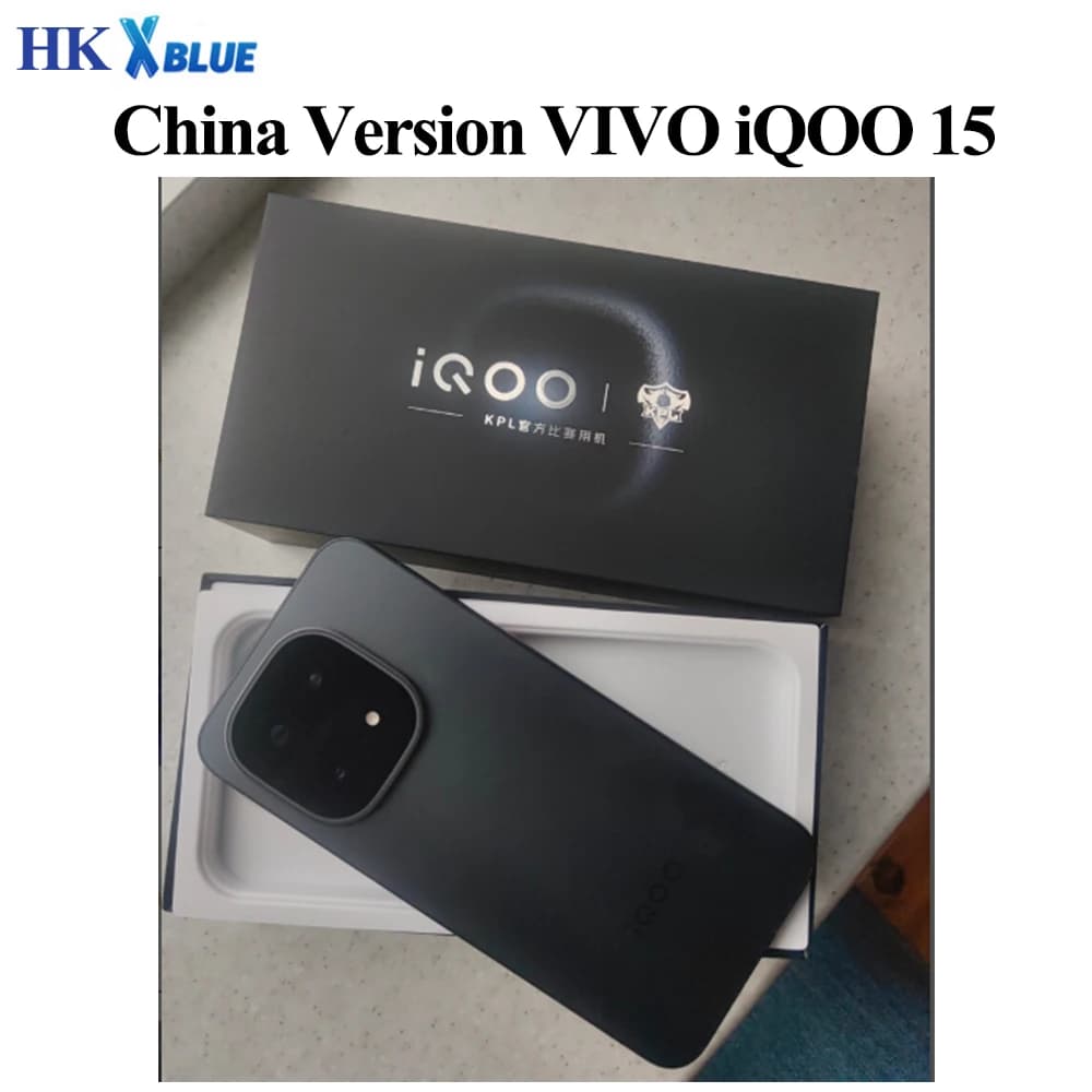 Original VIVO IQOO 15 China Version 7000mAh 100W SuperVOOC 40W Wireless 6.85 Inch Screen 50MP OIS Snapdragon 8 Elite Gen5