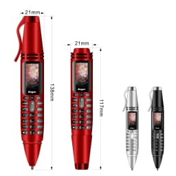 UNIWA AK007 0.96 " Pen Phone with Dual SIM 2G GSM CellPhone BT V3.0 Screen Mobile Phone Dialer Magic Voice MP3 FM Voice Recorder
