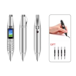 UNIWA AK007 0.96 " Pen Phone with Dual SIM 2G GSM CellPhone BT V3.0 Screen Mobile Phone Dialer Magic Voice MP3 FM Voice Recorder