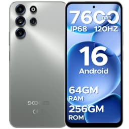 DOOGEE B10 Pro Smartphone 64GB+256GB 6.63” FHD 120Hz Display IP68 Helio G100 7600mAh Battery 64MP Camera Android 16 NFC