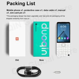 Qin F22 Pro MTK Helio G85 Duoqin Wifi 3.54 Inch 4GB/6GB 64GB Octa Core Bluetooth 5.0 640*960 Touch screen Google Global Phone