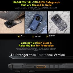 Ulefone Armor X32 Rugged Phone 6GB+128GB Night Vision 5.65 inch Global Version Android 14 MediaTek Helio G91 4G NFC Smartphone
