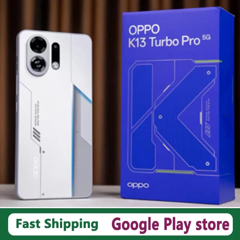 In Stock Oppo K13 Turbo Pro Smart Phone Snapdragon 8s Gen 4 OTA 6.8" AMOLED 50.0MP Camera 80W Charge 7000mAh Battery