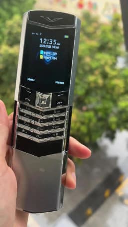 Luxury Slider Business Mobile Phone Metal Body Magice Voice Blacklist Dual Sim Big Button Portable Size Durable Elderly Classic