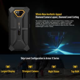 Ulefone Armor X13 Rugged Phone 6GB+64GB 6.52 inch Android 13 Helio G36 Octa Core 6320mAh 4G NFC Smartphone Global Version