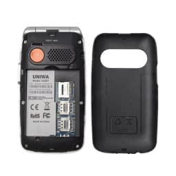 UNIWA V202T 4G Flip Senior Phone 2.4 Inch Dual Screen Emergency Call Button Feature Phone 1450mAh Big Push-Button For Elderly