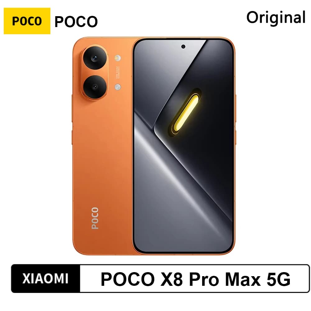 POCO X8 Pro Max 5G Global Version NFC Smartphone, 8500mAh Monster Battery, Dimensity 9500s, 6.83'' 1.5K 120Hz AMOLED Display,