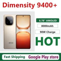 Original Vivo Iqoo Z10 Turbo Plus Mobile Phone Dimensity 9400+ 50.0MP Camrea 8000mAh Battery 90W Charge 6.78" AMOLED 144HZ