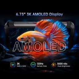 Unihertz 8849 Tank 5 Projector Rugged Smartphone18GB+512GB Night Vision 6.73'' Night Vision Dimensity 9400e Support eSIM WiFi 7