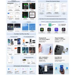 Blackview WAVE 10 Smartphone 8GB+128GB / 256GB 6.88'' Display 32MP Camera 5000mAh Android 16 Unisoc UMS9230E 4G Phone