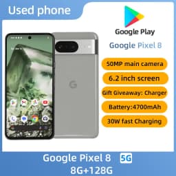 Google Pixel 8 5G 6.2inch 120HZ OLED Screen 4700mAh Battery 50MP Camera Used Phone