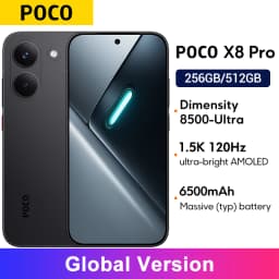 POCO X8 Pro Global Version Smartphone Dimensity 8500-Ultra 6500mAh battery 6.59" 1.5K 120Hz AMOLED display 50MP