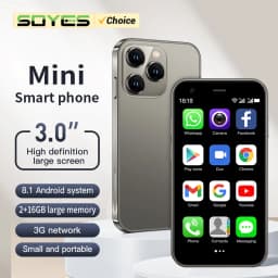 SOYES XS15 3.0in Android 8.1 Mini Smartphone 2GB RAM 16GB ROM Dual SIM Standby 3G Network Compact Mobile Phone