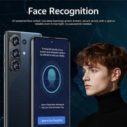 K-Touch NEW Mobile Phones S26 Ultra Smartphone Android 15 Cell Phone 7.3 Inch Screen 8000mAh Face Unlock 5G Dual SIM 16+48MP Camera Global Version Cellphones