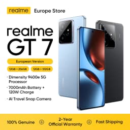 realme GT 7 5G Smartphone Dimensity 9400e Chipset 6.78" 120Hz 1.5K AMOLED Display 7000mAh Battery 120W Charge 50MP Sony Camera