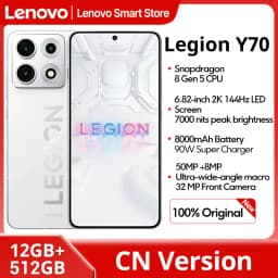 Lenovo Legion Y70 2026 Gaming Smartphone CN Version Snapdragon 8 Gen 5 CPU 6.82 Inch 144Hz Display 8000mAh 90W Cellphone