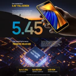 Ulefone Armor X12 Pro,Rugged 4G,Octa Core,4GB+64GB,5.45Inch Android 13,13MP Camera,4860mAh,10W Fast Charge, NFC,Global Version