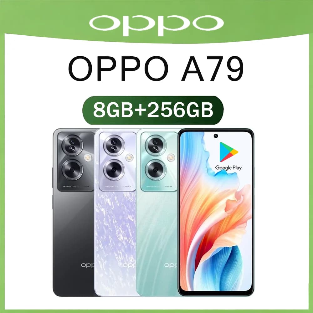 OPPO A79 Unlocked 5G Smartphone 6.72" 90Hz High Refresh Screen 8+256GB 50MP HD Camera 5000mAh Battery Dual SIM Mobile Phone