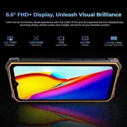 HOTWAV Cyber 13 Pro 150LM Flashlight 20GB+256GB 6.6'' FHD+ 2K 10800mAh 20W Fast Charging 64MP Android 13 Global