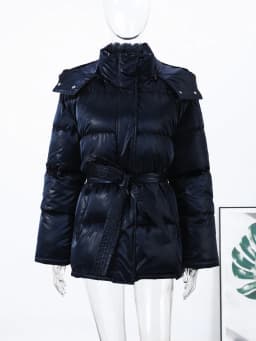 Casual Long Sleeve Thicken Zipper Female Coat 2025 Winter New Solid Women Padded Jacket Fashion Lady Warm Outerwear High Street