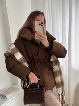 Casual Thick Cotton Coats Women Fashion Solid Full Sleeve Lace Up Loose Short Pocket Jacket Lady New 2026 Winter Commute Outwear