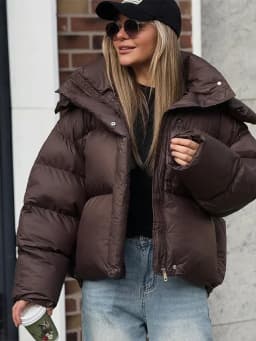 Casual Thick Cotton Coats Women Fashion Solid Full Sleeve Lace Up Loose Short Pocket Jacket Lady New 2026 Winter Commute Outwear