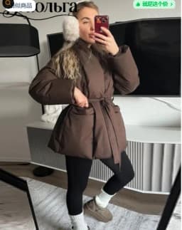 Solid Lace Up Cotton Coat Women Fashion Lapel Long Sleeve Pocket Warm Loose Short Jacket New Lady Winter Commute Street Outwears