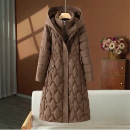 2026 Fashion Winter Long Parkas Women's Down Cotton-padded Jacket Detachable-sleeve Coats Thicken Warm Overcoat Hooded Outerwear