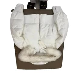 New Retro Pink Warm Fur Collar Hooded Short Women Cotton Clothing Fashionable Harajuku High Street Winter Coat for Women