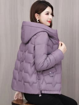 Women's Short Lightweight down Cotton Jacket 2025 New Style Midi-Length Autumn Winter Coat for Middle-Aged And Elderly