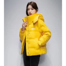 2026 Winter New Women's Korean Jacket Version Down Cotton-Padded Jacket Short Coat Short Female Padded Hooded Overwear