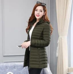 Winter Women Jacket Detachable Hooded Coat 2025 New Korean Thick Cotton Down Long Coat Women Slim Warm Female Outwear Tops 6XL