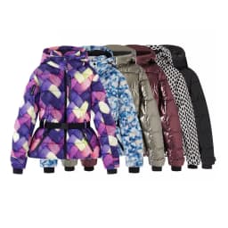 JNLEAOG Autumn New Faionable Street Sle Women's down Cotton Jaet Long Sve Hooded Versatile Sli Snow Series Coat
