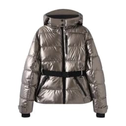 JNLEAOG Autumn New Faionable Street Sle Women's down Cotton Jaet Long Sve Hooded Versatile Sli Snow Series Coat