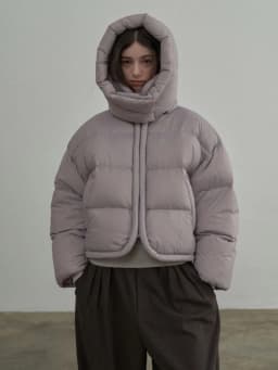 Korean Style Hooded Short Thickened Cotton Jacket Women's Winter Warm Outerwear Bread Coat Zipper Pocket Long Sleeve Polyester