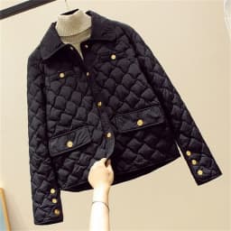 Xiaoxiangfeng Cotton Jacket Women's 2025 New Style Autumn And Winter Western Style Warm Down Cotton Jacket Cotton Coat Trendy