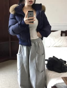 Retro Korean Design Detachable Hooded Cotton Jacket Women's Slim Fit Winter New Style Small Size Cotton Coat