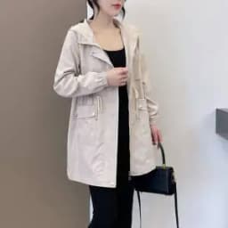 Windbreaker Women Jackets New Winter Mid-Length Loose Coat Hooded Lace-UP Female Jacket Plus Velvet Warm Outwear Ladies Outcoat
