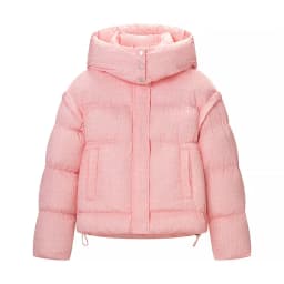 Parkas Jackets Women's Pink With Hoodies Coat Witer Warm Thick Outwear Long Sleeve Tops 2025 Purple Women Coat Printed Jackets