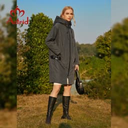 Astrid 2022 Spring Women Parkas Oversize Long Loose Padded Down Coats Hooded Women's Jacket Fashion Outerwear Quilted AM-7561