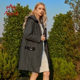 Astrid 2022 Spring Women Parkas Oversize Long Loose Padded Down Coats Hooded Women's Jacket Fashion Outerwear Quilted AM-7561