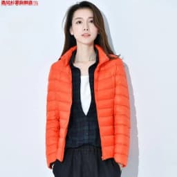 Brand New Autumn Winter down Cotton Jacket Women's Hooded Short Stand Collar plus Size Slim Fit Ladies Outerwear Coat
