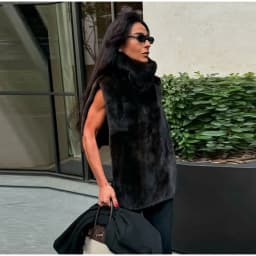 Street Faux Fur Collar Cropped Coats Women Loose Full Sleeve Single Breasted Thicken Jacket 2026 Winter Lady Chic Furry Outwear