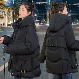 Women Winter Jacket 2025 New Warm Thicken Cotton Coat Korean Loose Cotton Padded Jacket Female Hooded Winter Outwear Casual Coat